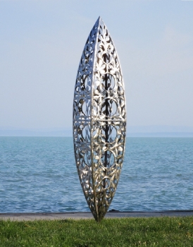 Moderner sculpture garden